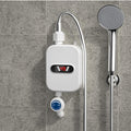 Riscaldatore Elettrico Per Doccia, Riscaldatore Acqua Istantaneo Elettrico 3500KW, Rubinetto Scaldabagno Elettrico Istantaneo Portatile Con Soffione Doccia E Tubi Display Digitale LED Per Doccia