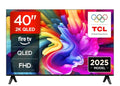 TCL 40SF560 - 40-inch QLED Direct Smart Full HD LED TV with Fire TV and HDR, Metallic Design, Frameless