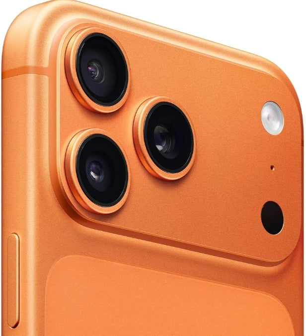 Apple iPhone 17 Pro Max 256 GB: display 6,9", ProMotion fino a 120Hz, chip A19 Pro, autonomia mai vista su iPhone, sistema di fotocamere Pro Fusion, fotocamera frontale Center Stage; Arancione cosmico