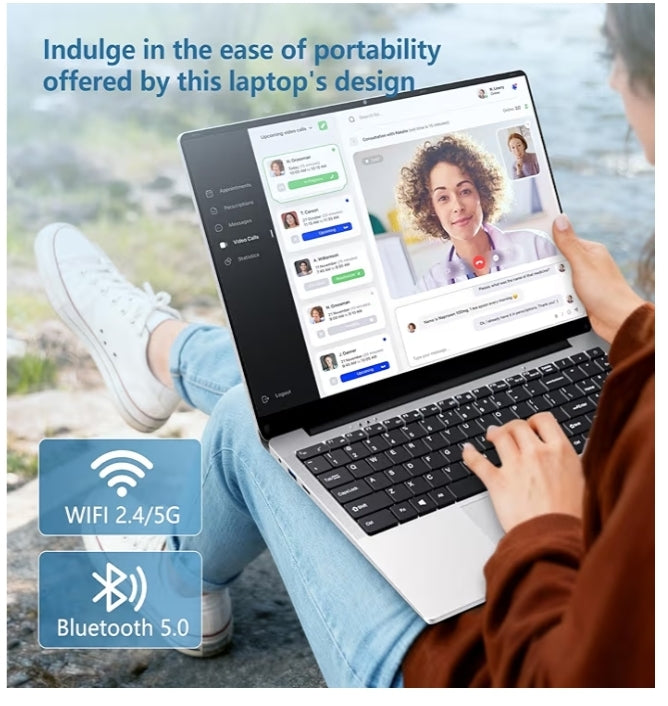 Marca: DIAKUOE
3,8
3,8 su 5 stelle
(7)
15.6 pollici Notebook, Win11 PC Portatile Celeron N4000 CPU, Laptop 12GB LPDDR4 RAM 512GB SSD, Schermo IPS FHD 1920*1080, USB3.0+BT4.2+Mini HDMI, TF Card Slot Supporta Espansione Fino a 1 TB